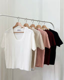 Edelyn U-Neck Knit Top