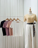 Jeanie Textured Knit Top
