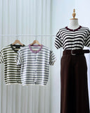 Ayan Stripe Knit Top