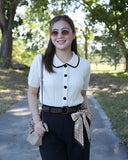 Emrie Collared Knit Top