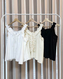 Wilah Ruffle Sleeveless Top