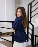 Sherra Buttondown Satin Top