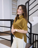 Sarah High-Low Silk Top