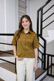 Sarah High-Low Silk Top