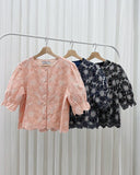 Azari Premium Eyelet Top