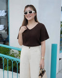 Halee Textured Knit Top