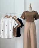 Gretha Embroidered Cotton Top