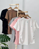 Juzy Embroidered Cotton Top