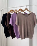 Halee Textured Knit Top