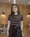 Vinka Stripe Knit Top