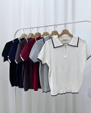 Kordelia Collared Knit Top