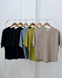Heran V-Neck Knit Top