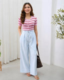 Wess Premium Wide-Leg Pants
