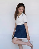 Zecha Premium Collared Knit Top