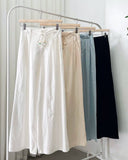 Wess Premium Wide-Leg Pants