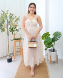 Mercedes Premium Floral Eyelet Dress