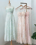 Mercedes Premium Floral Eyelet Dress