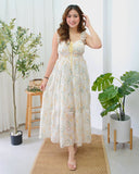 Haidee Premium Floral Eyelet Dress