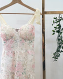 Kaine Premium Floral Eyelet Dress