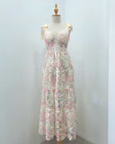 Kaine Premium Floral Eyelet Dress