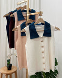 Maisel Collared Knit Top