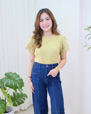 Jaydee Eyelet Detail Cotton Top