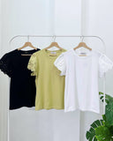 Jaydee Eyelet Detail Cotton Top