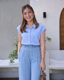 Aleena Premium Buttondown Collared Top