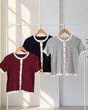 MEYLIE TWO-TONE KNIT TOP
