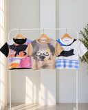 Cathy Printed Cotton Top