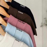 Izza Collared Knit Top