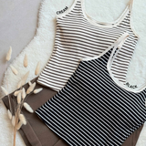 Ryaah Padded Stripe Knit Top