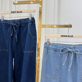 Zaine Garterized Denim Pants