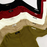 Ravila Longsleeves Rib Knit Top