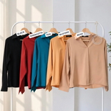 Annika Longsleeve Silk Top