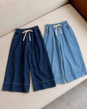 Axell Garterized Denim Pants