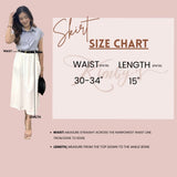 Britt Pleated Polka Skirt