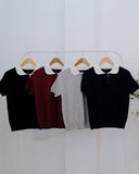 Cori Collared Knit Top