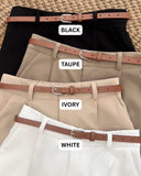 Drian Belted Shorts