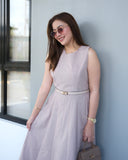 Philippa Belted Midi Dress