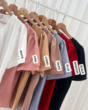 Elvie V-Neck Satin Top