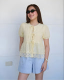 Emera Premium Lace Tie Top