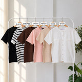 Enya Buttondown Knit Top