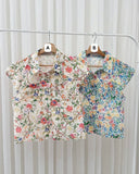 Evora Premium Floral Eyelet Top