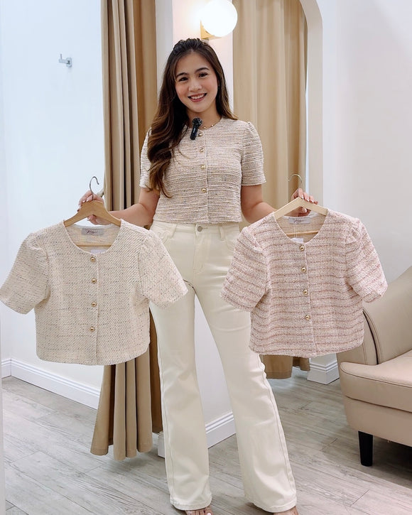 Eloise Premium Tweed Top