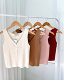 Erlinda Sleeveless Knit Top