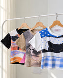 Cathy Printed Cotton Top