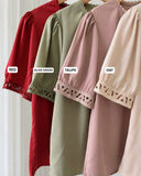 Feyan Puffsleeve Silk Top