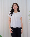 Hillary Premium Buttondown Smock Top