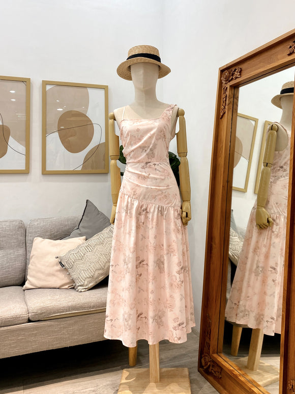 Evalette Premium Floral Maxi Dress